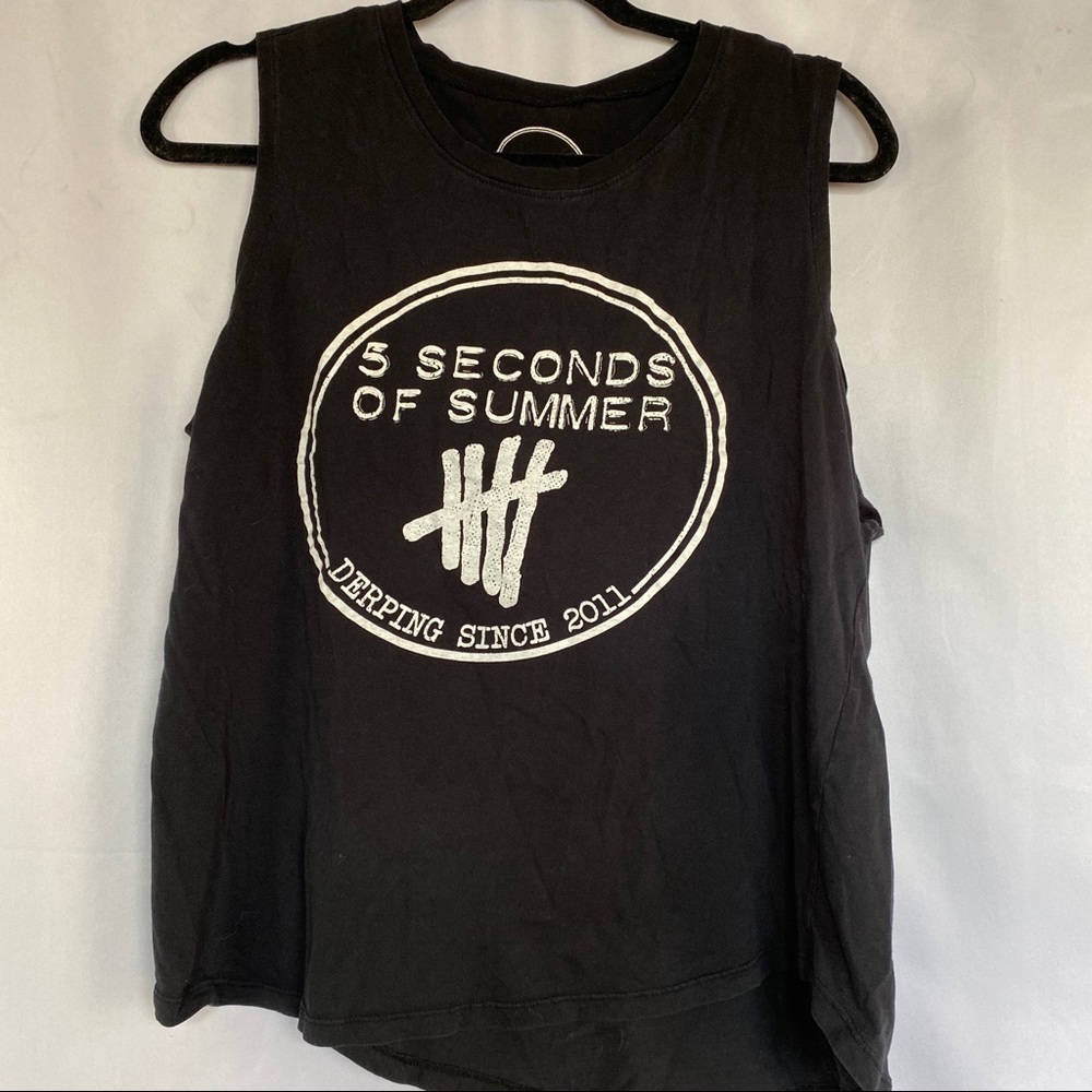 5SOS Logo Muscle Tee